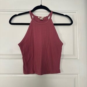 racerback slightly crop tank